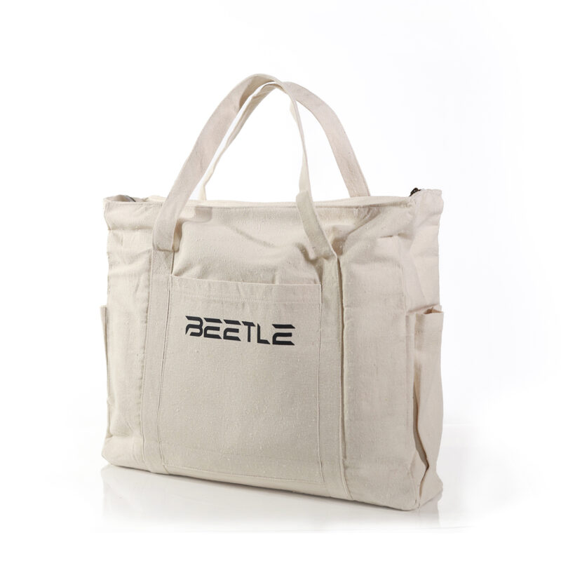 Beetle Structra Canvas Tote Bag