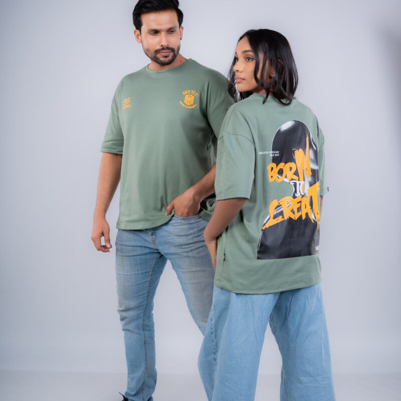 The Genesis Oversize Tee - Army Green