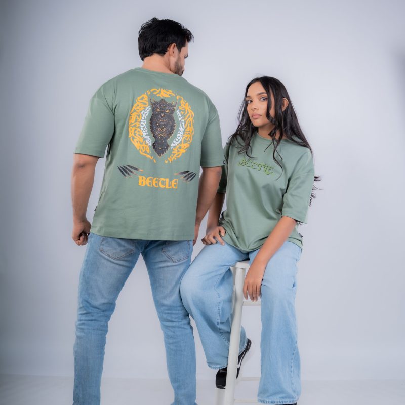 The Imperial Taloon Oversize Tee - Army Green