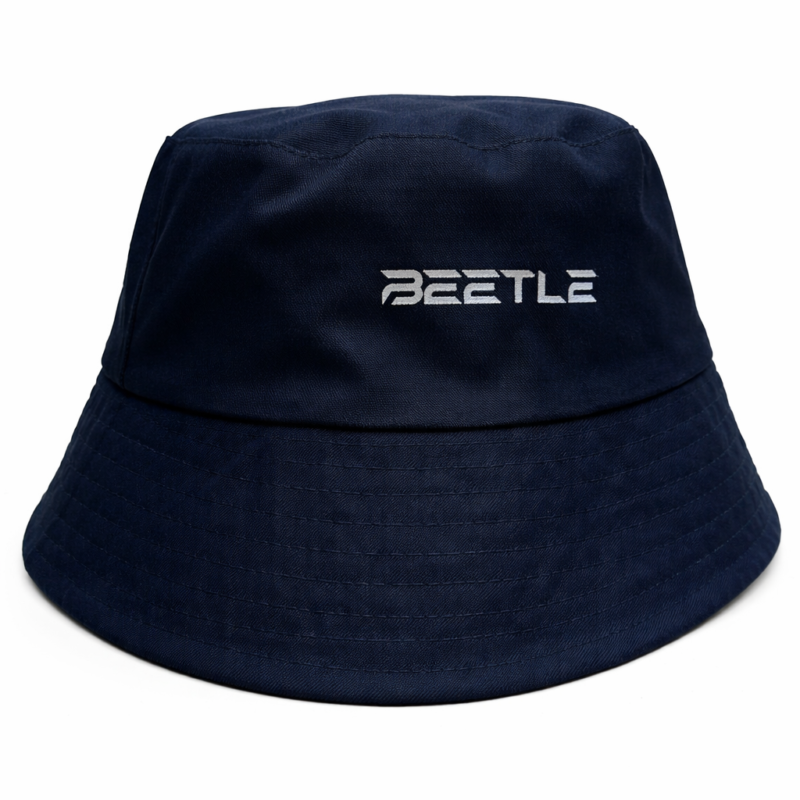 Beetle Horizon Bucket Hat - Navy Blue