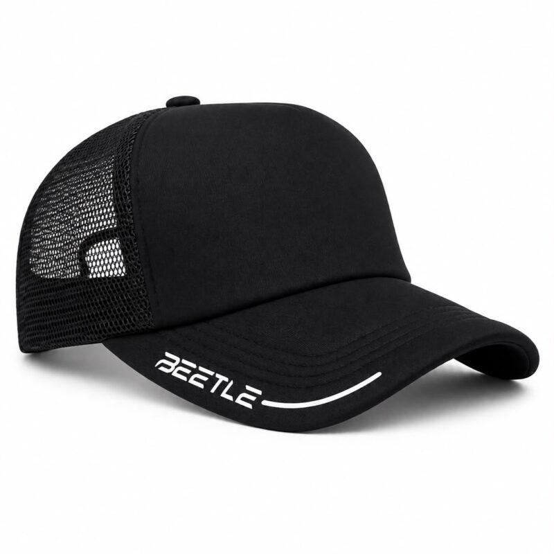 Beetle Stealth Mesh Trucker Cap – Black Edition