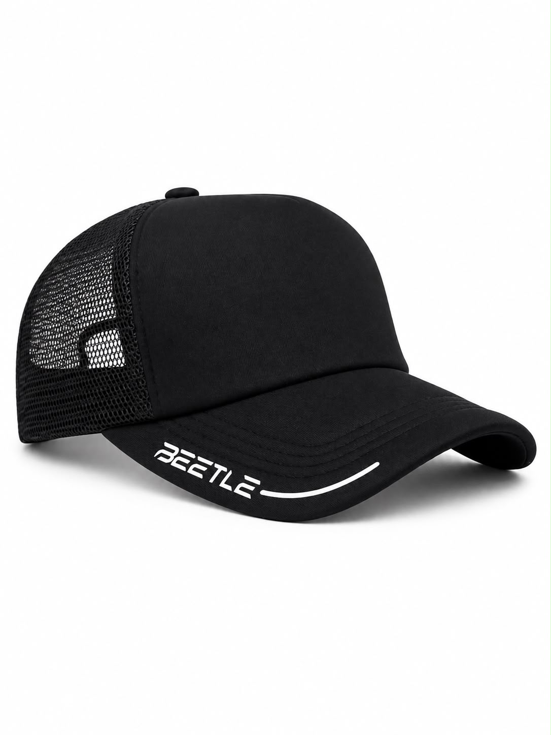 Beetle Stealth Mesh Trucker Cap – Black Edition